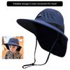 Übergroßer Sonnenhut, faltbarer Sonnenschutz, atmungsaktiver Multifunktionshut für aktive Kinder