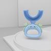 U-shaped Toothbrush Manual Easy To Use Cute Shape Soft Bristle Adorable Clean Silicone U-shaped Children Toothbrush for Child
