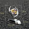 Chromový znak na kapotu auta Znak Kapota Samolepka pro Cadillac CTS BLS Escalade Seville Tiburon SLS XTS XT6 CT6 Logo pro úpravu auta