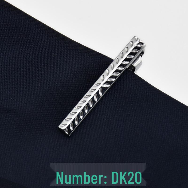 Men's 4cm Korean Style Silver Tie Clip - Suit & Shirt Accessory
