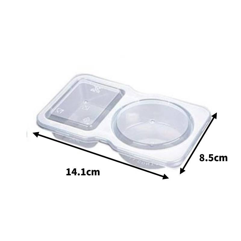 Disposable Sauce Containers Food Grade Pp Microwave Safe For Kitchen Storage 10pcs