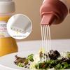 350ML Sauce Squeeze Bottle Five Hole Plastic Ketchup Bottle Sauce Honey Dispenser Container Kitchen Condiment Olive Oil Bottles