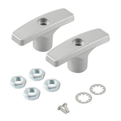 2er-Pack Wohnmobile Sanitär-Abflussventile Verlängerungsgriffe Stange aus Metall, 6 und 9 Zoll für bequeme Abfallentsorgung