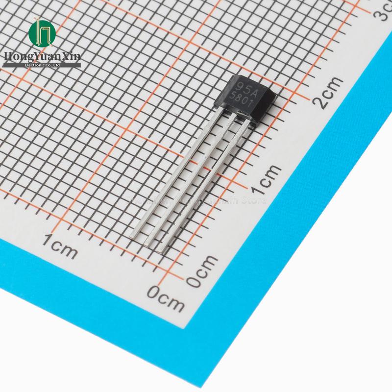 10Pcs/Linear Hall Sensor SS495A  95A TO-92 495A High Sensitivity linear Hall Sensor input 4.5-10.5V, Output Range 0.5-4.5V
