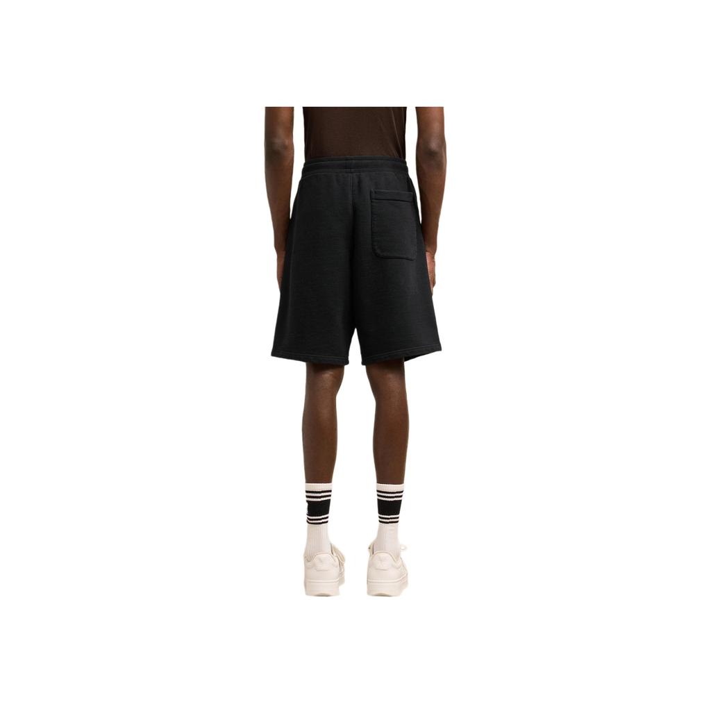 AMIPARIS Minimalist Solid Color Lace-Up Casual Five-Point Shorts Unisex shorts Black USO640JE0091-001