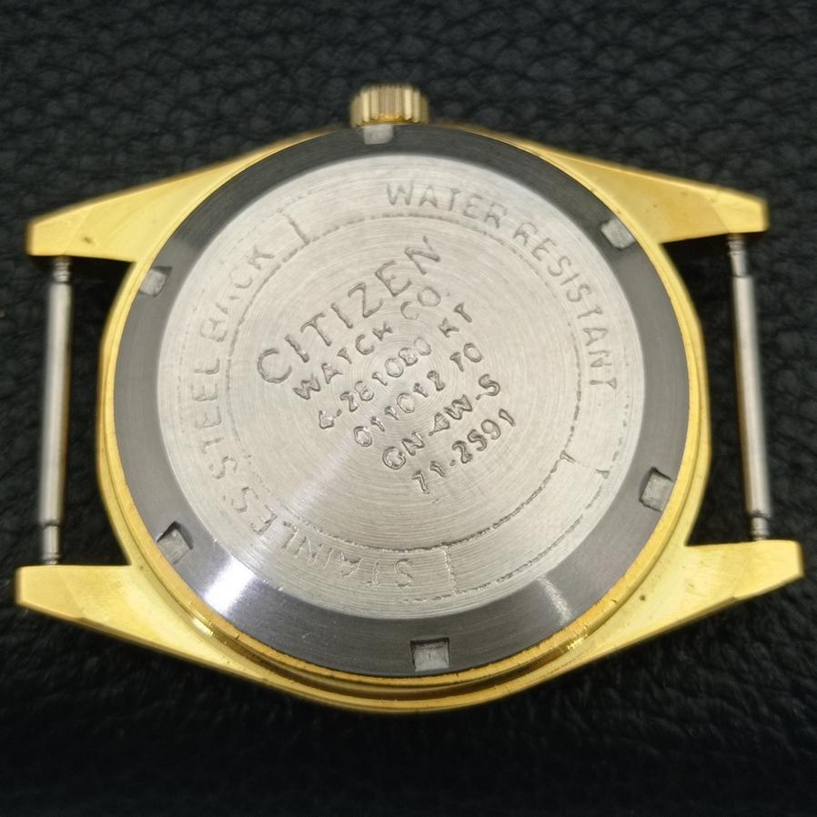 REFURBISHED MENS CITIZEN AUTOMATIC 8200 JAPAN ARABIC BLACK DIAL WATCH A427236-2
