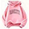 Bluza Brooklyn z nadrukiem liter Modna bluza z kapturem dla dzieci Bluzy casual dla chłopców i dziewczynek Ubrania