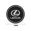 2Pcs Silicone Car Cup Mats Anti Noise Coaster Auto Accessories For Lexus F-SPORT ES RX NX LS UX LM LX GX LC RZ IS CT GS RC HS