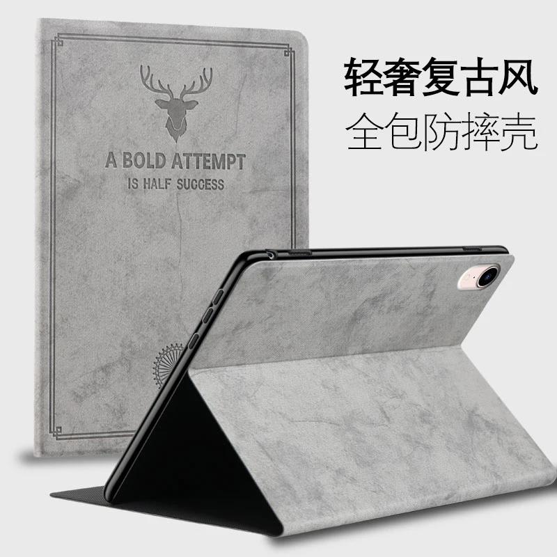 Case for Ipad Pro 12.9 Air4 5 10.9 Tablet Funda Slim Retro Folding Flip Stand PU Leather Smart Cover for Ipad Pro 11 10th Case