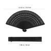 LIOOBO Folding Durable Kyoto Folding Short Fabric Perfect for Japanese Kabuki Gift Fan, Bamboo, Women's, Stylish, Style, Fan, Fan, Kimono,