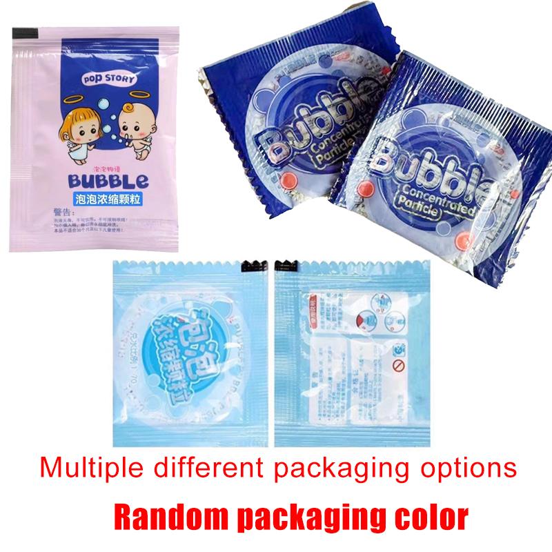 10-30pcs Bubble Machine Supplement Liquid Colorful Bubble Concentrated Granules 10pcs 500ml Bubble Gun Supplement Granules