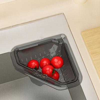 A Magnetic Suction Fixed Draining Basket, a Sink Drainage Storage Rack Designed Specifically for Handling Food Scraps