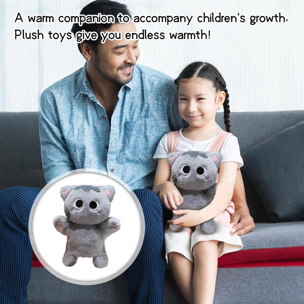 Cute Cats Hand Doll Plush Toy Doll Doll Cloth Doll Children's Gift Orange Cats Parent Child Game Interaction