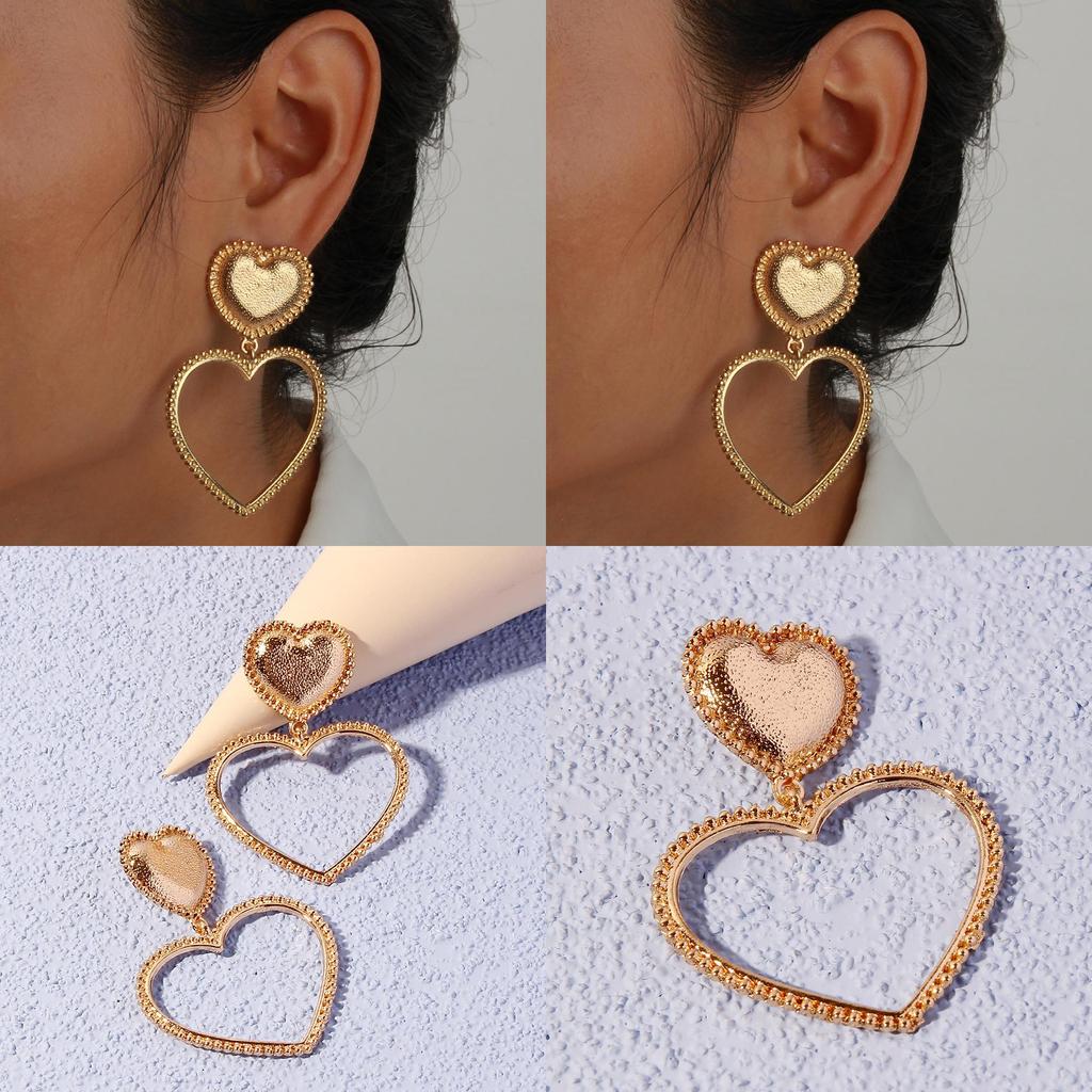 Heartshaped Elegant Jewelry With Electroplating For Holiday And Events Festive