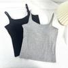 Stylish Solid Color Spaghetti Strap Camisole Vest for Women: Summer Inner & Outer Wear