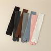 Women's Split Toe Over Knee Slimming Socks - Spring Autumn Cotton Two Toe Long Socks