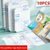 10PCS/Set S/M/L Book Cover Five-partition Type Book Wrap Paper  Book Protection