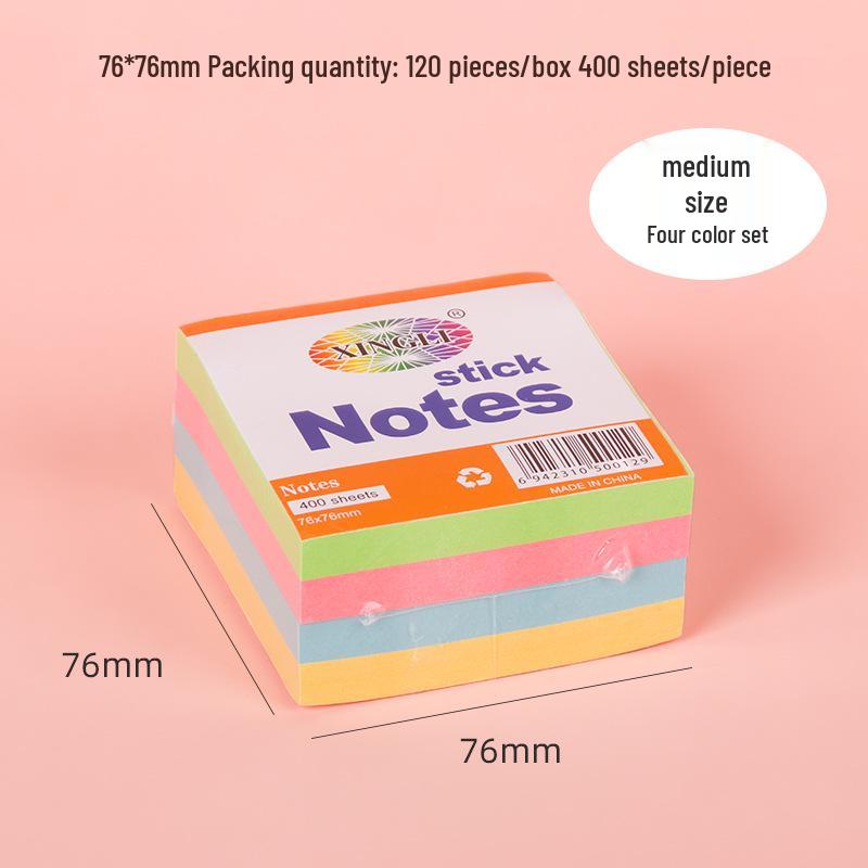 Heart-Shaped Colorful Sticky Notes for Students - Creative Index Memo Pads