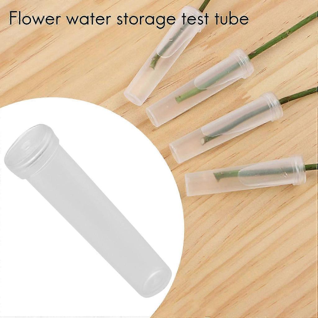 Clear Plastic Floral Tube 100-Pack for Flowers