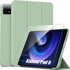 Case + Tempered Glass for Xiaomi Pad 6 /6 Pro, Slim Hybrid Protection with Stand Function - Green