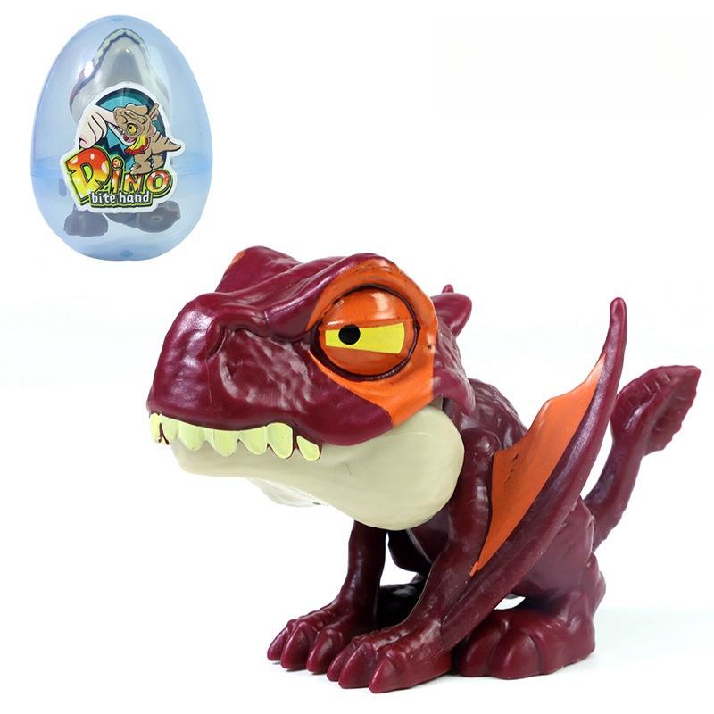 Finger Dinosaur Egg Toys For Kids Simulation Biting Hand Movable Joints Jurassic Dino Model Tricky Toy Creative Birthday Gifts