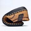 Men's Casual Shoes Leather Loafers Big Size Summer Walking Shoes for Male