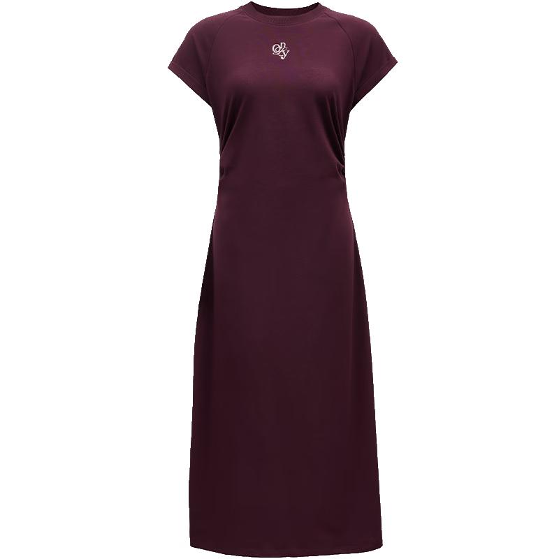 

ONLY Women s 2025 Spring Casual Short Sleeve Long Dress S