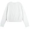 Polo Ralph Lauren FW23 Bear Pattern Fleece Crewneck Long Sleeve Sweatshirt Women sweatshirt White WMPOKNIN6820171-100