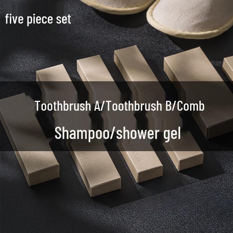 Brangdy Disposable Premium Toiletries 5-Piece Set