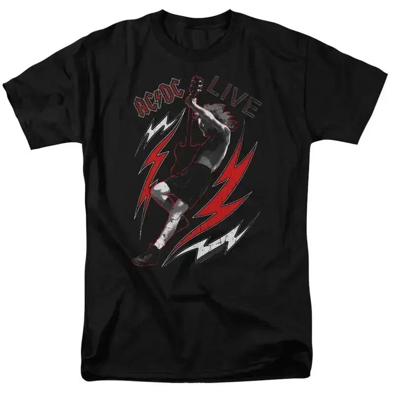 Classic AC Print T-shirt DC Men Women Cotton Hip Hop Oversized Tshirt Short Sleeve T Shirt Streetwear Top Tee For Fans Gift