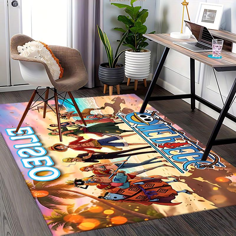 1pc One Piece Adventure Carpet Rug for Bedroom Living Room Decor Sofa Home Game Area Rug Non-slip Floor Mat. D7270156