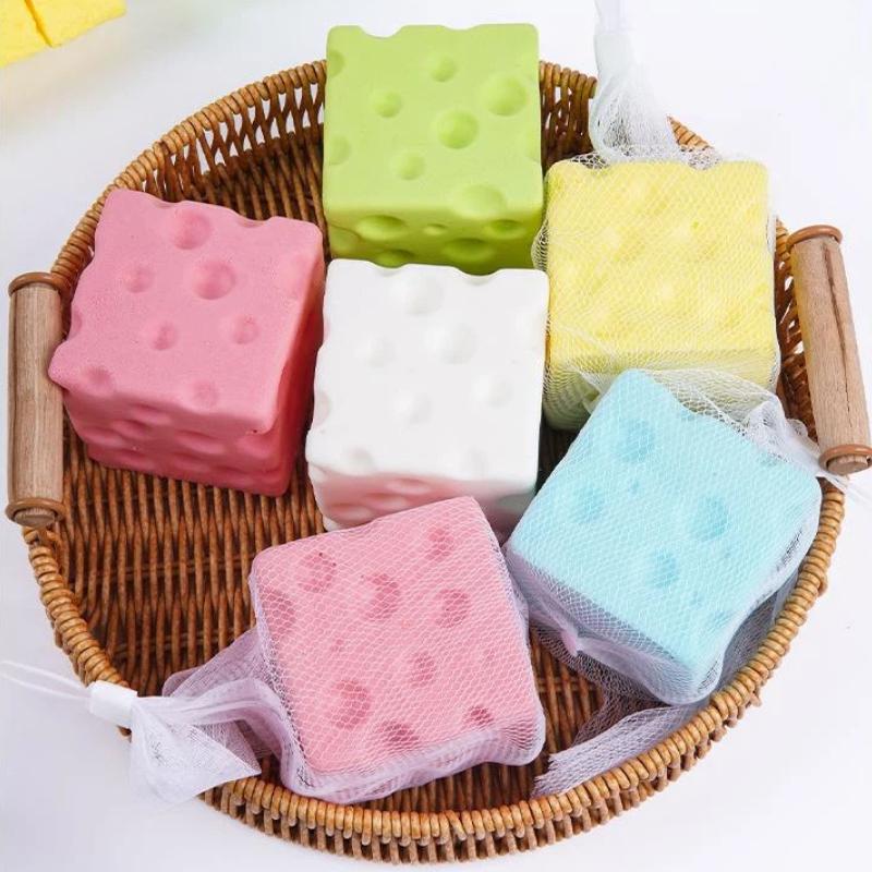 Käseförmige Squishy Fidget Spielzeuge Weich Langsamer Rückprall Helle Farben Zur Stressbewältigung Kinder Spiel Büro Zuhause Tägliche Nutzung