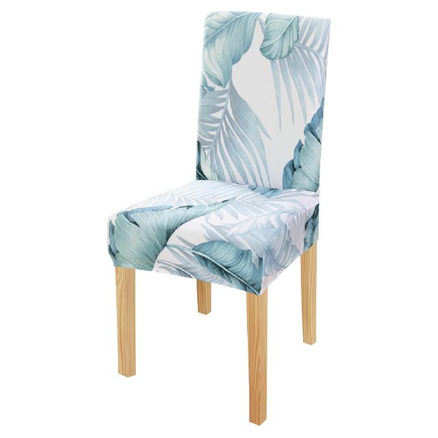 Elastic Dining Chair Cover Home Wedding Chair Cushion Removable Slipcovers Protector Anti -Dust Furniture Decor For Banquet Party
