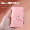 Set Manicure 7 Pezzi/Set Set Tagliaunghie Pratico Set per la Cura delle Unghie Strumenti Tagliaunghie in Acciaio Inossidabile per Viaggio Casa