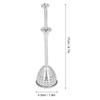 2 Pcs Set Fine Holes Tea Strainer Long Handle Stainless Steel Infuser  Loose Leaf Tea