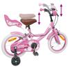 Kinderfahrrad 16 Zoll für Alter 4 6 Hellrosa