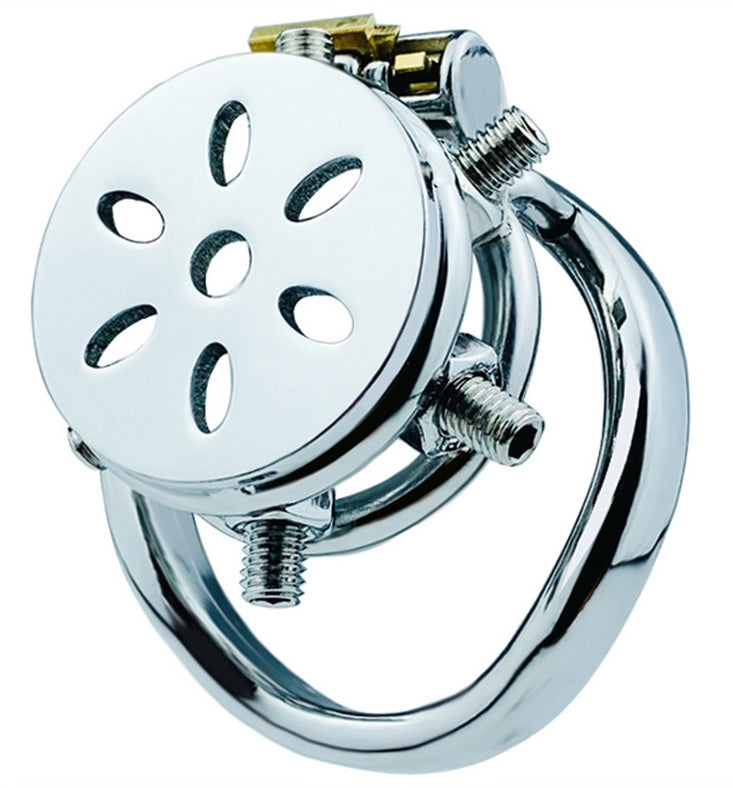 Cage de chasteté en métal Little Pics 3.5 x 3.2cm - CockLock - Cages de Chasteté