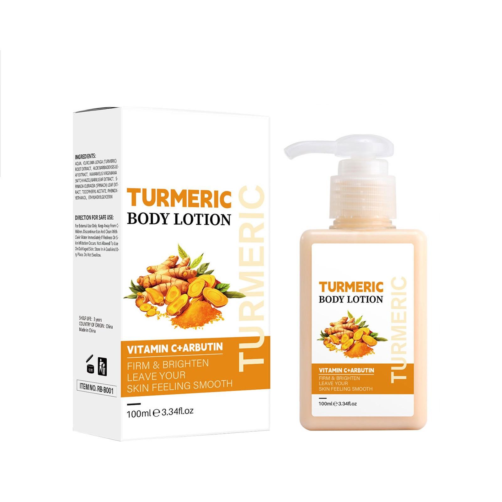 

Лосьон для тела с куркумой, 100 мл. Отбеливание прыщей на спине. Осветляет кожу. Мягкий, не раздражающий отбеливающий лосьон для тела. One Size