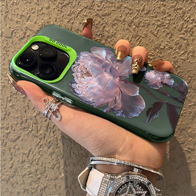 Phone Case Has Good Meaning Peony For iPhone 17 16e 16 15 14 13 12 11 Mini Pro Max XSMAX 8 7 Air Plus Anti Fall Matte Back Cover
