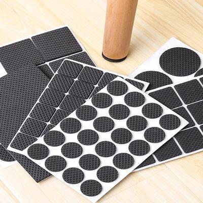 12/30/48 piezas Almohadillas para Muebles, Goma Adhesiva DIY Almohadilla para Pies de Muebles, Patas de Mesa Taburetes, Alfombrillas para Sillas, Protec para Pies de Mesa y Silla