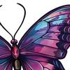 Butterfly Wall Art Hanging Piece for Indoor Outdoor Use, Iron Sculpture Kitchen And Holiday