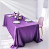 Satin Table Cover Rectangle Silky Soft Table Cloth, Satin Dining Tablecloths for Wedding Banquet Table Decoration, Dining Room