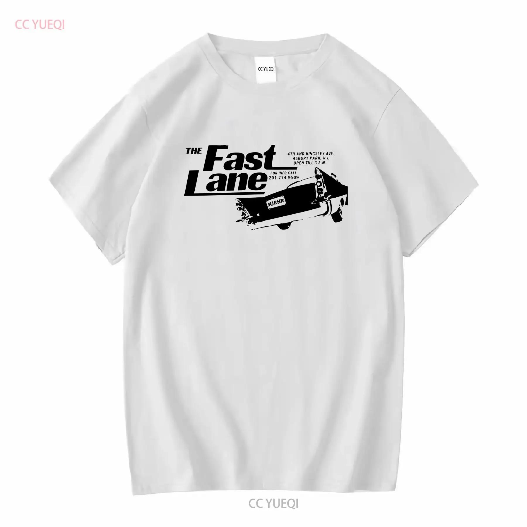 The Fast Lane Asbury Park Nj Jersey Shore Retro T Shirt Long or Short Sleeves Vintage Washed Comfortable Homme Breathable S разноцветный