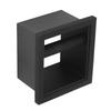 Coffee Knock Box Grounds Disposal Bin Bottomless Embedded Flat Mouth Stainless Steel