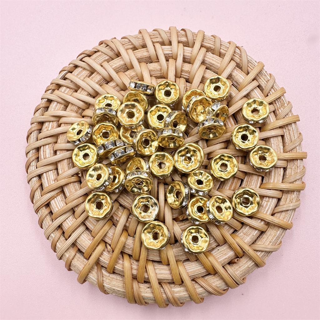 6/8mm 40/80ks křišťálové módní volné korálky distanční korálky pro kutily náhrdelník náramek přívěsek výroba šperků jemné šperky