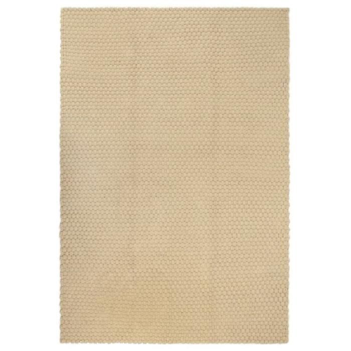 VidaXL Rectangular Rug Natural 160x230 Cm Cotton 345112