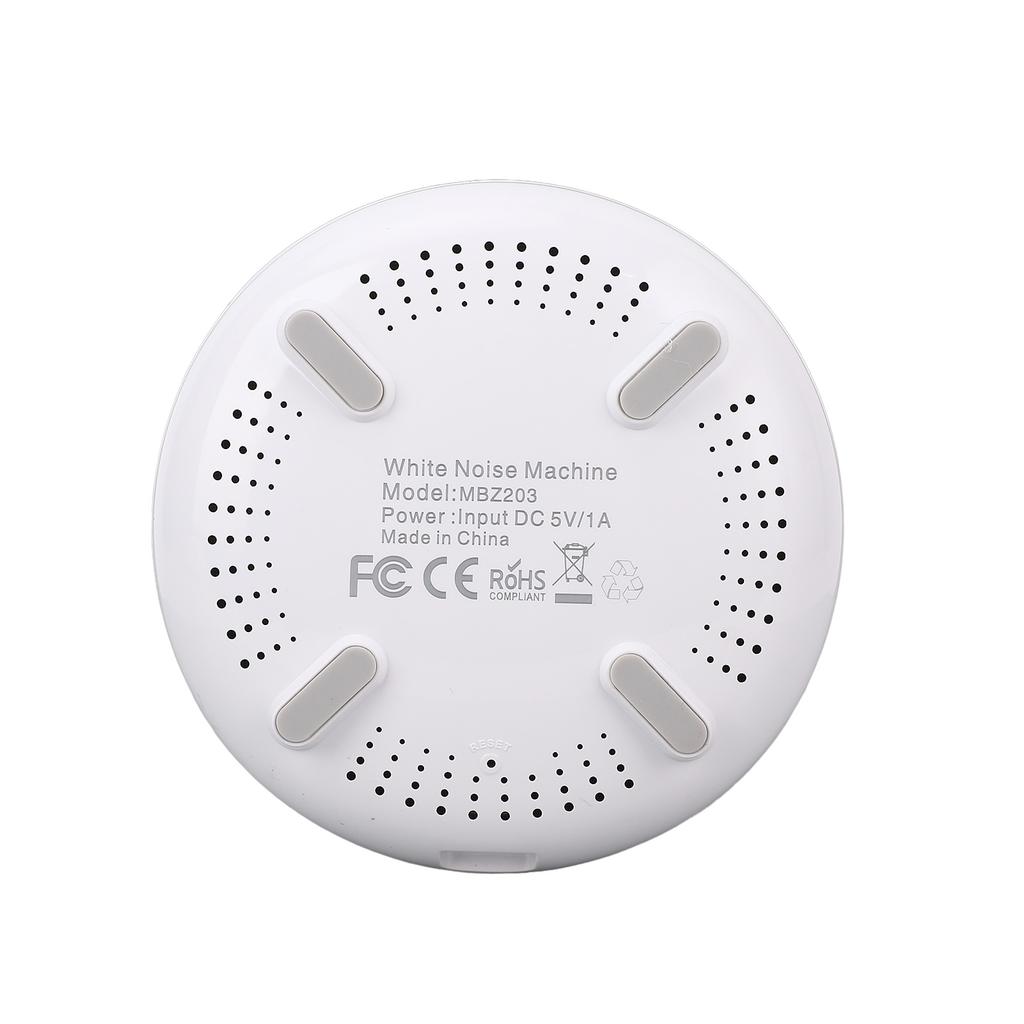 Desktop White Noise Machine Sleep Sound Machine for Baby Sleep 7 Colors Night Lights 34 Soothing Sounds 30min 60min 90min Timer