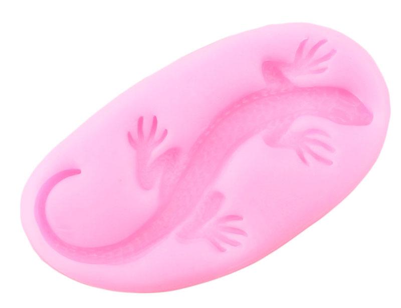 3D Gecko Lizard Silicone Molds Animals Fondant Mold DIY Cake Decorating Tools Polymer Clay Soap Candy Chocolate Gumpaste Mould