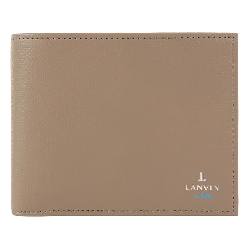 

[Lanvin on Blue] bifold wallet wallet bi-fold With coin purse With bellow card storage casual Dull color 524606 dexter cowhide genuine leather leather