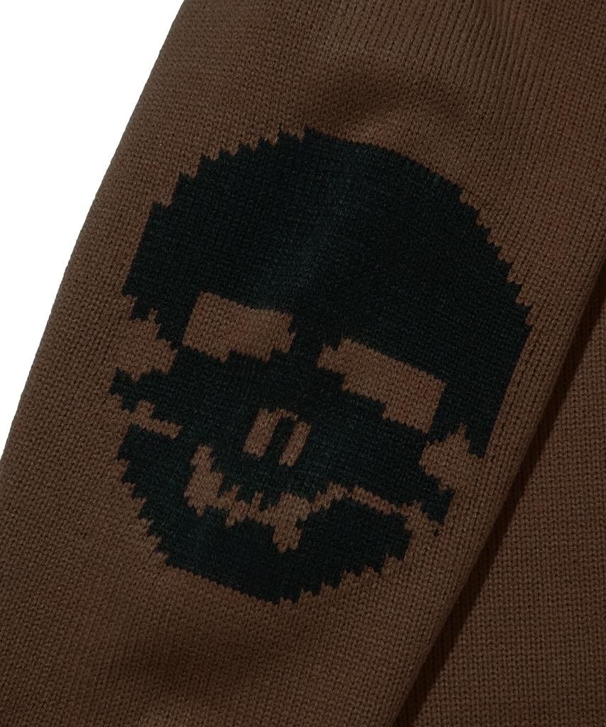 Seuweideu Elbow Skull Knit [Brown]